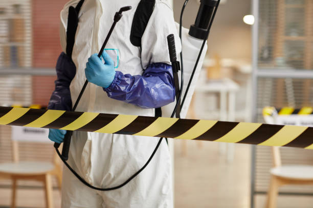Professional Biohazard technician working in Holland, MI